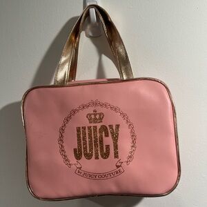 Juicy couture pink cosmetic case never used